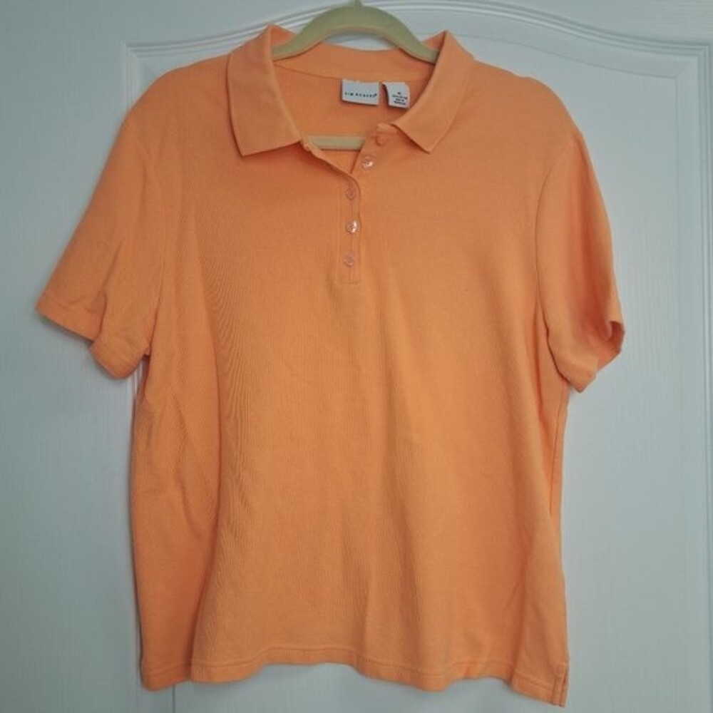 Orange Polo Shirt by Kim Rogers